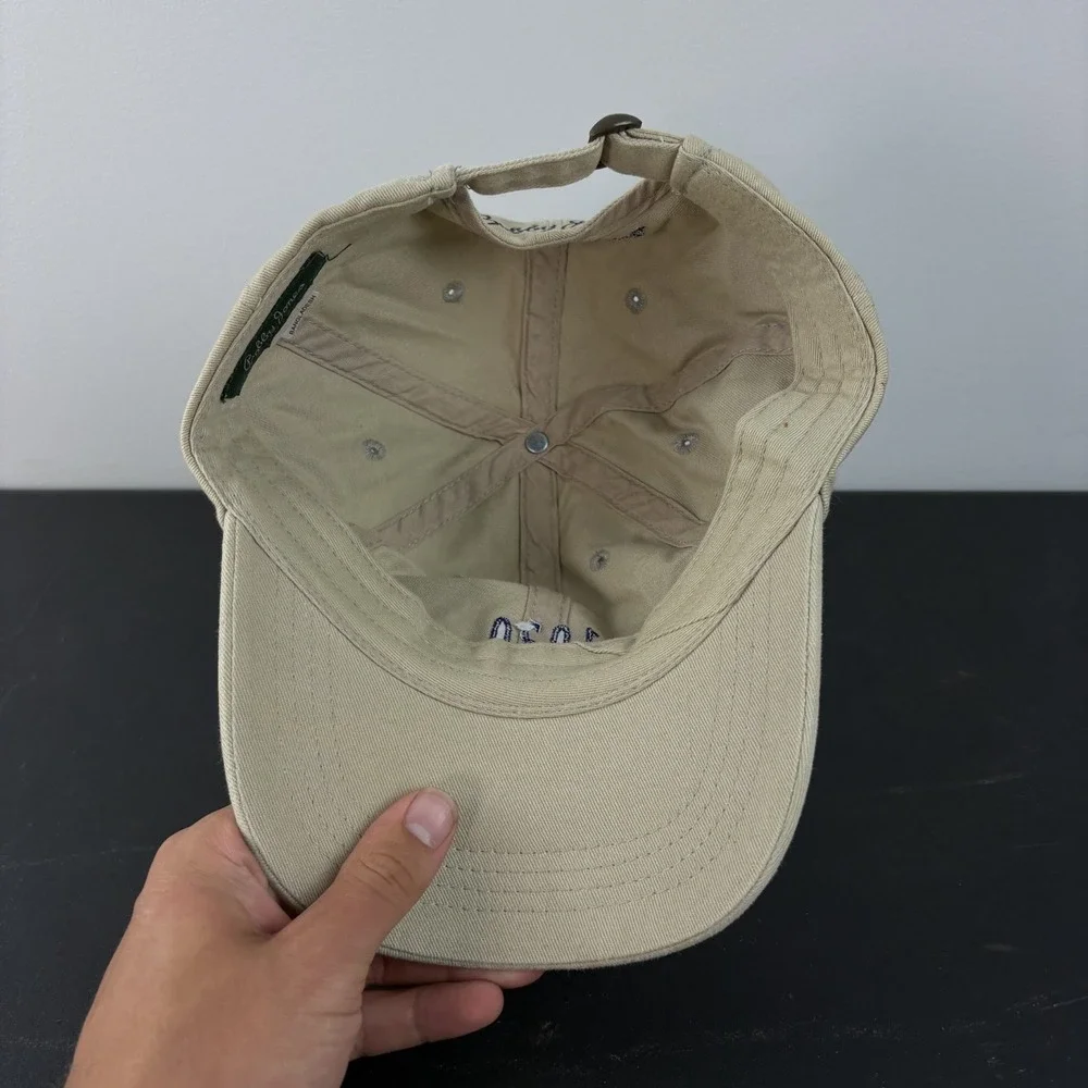 Vintage Y2K Bobby Jones 1930 Grand Slam Hat Khaki Dad Cap Strapback Adjustable - Picture 5 of 5